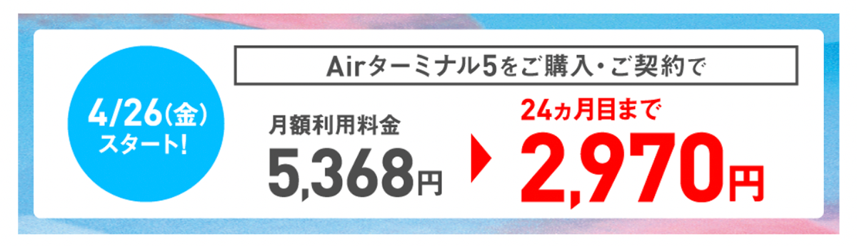 SoftBank Air みんなおトク割