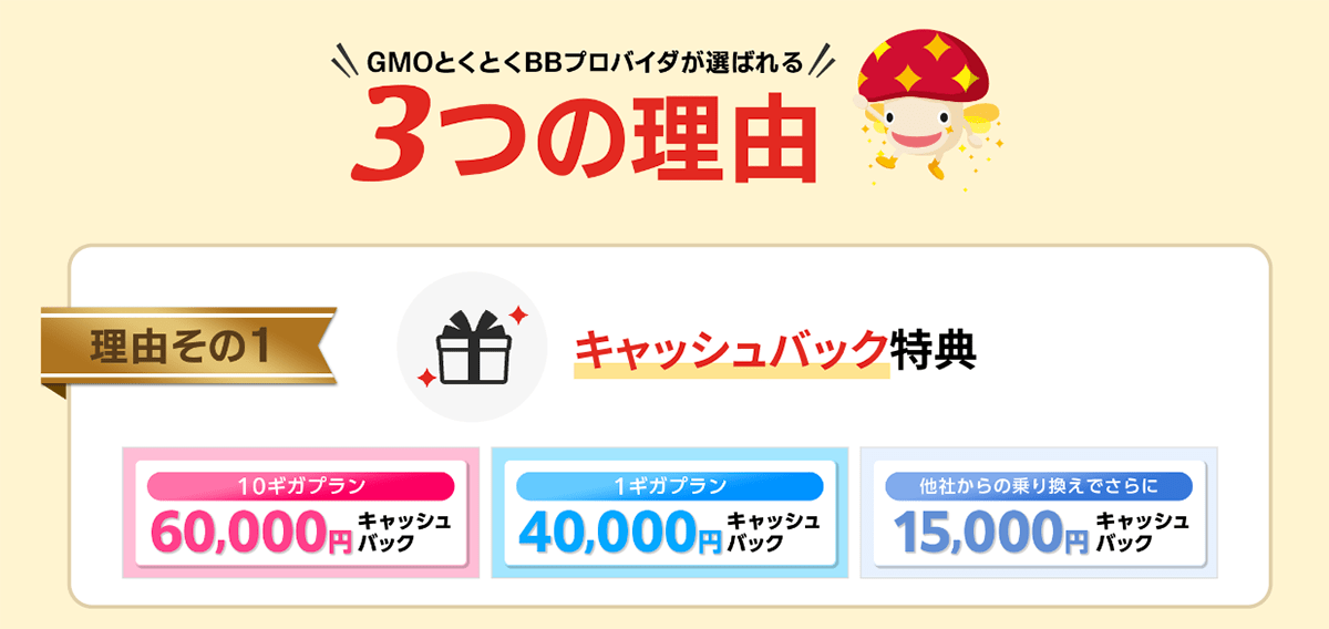 速いドコモ光なら GMOとくとくBB | クチコミで人気 のドコモ光プロバイダ