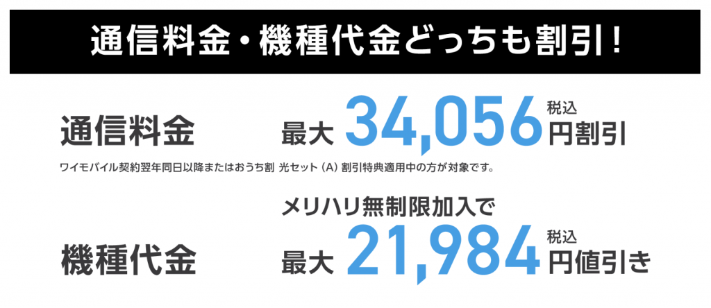 ソフトバンクへののりかえがおトク！｜Y!mobile - 格安SIM・スマホはワイモバイルで