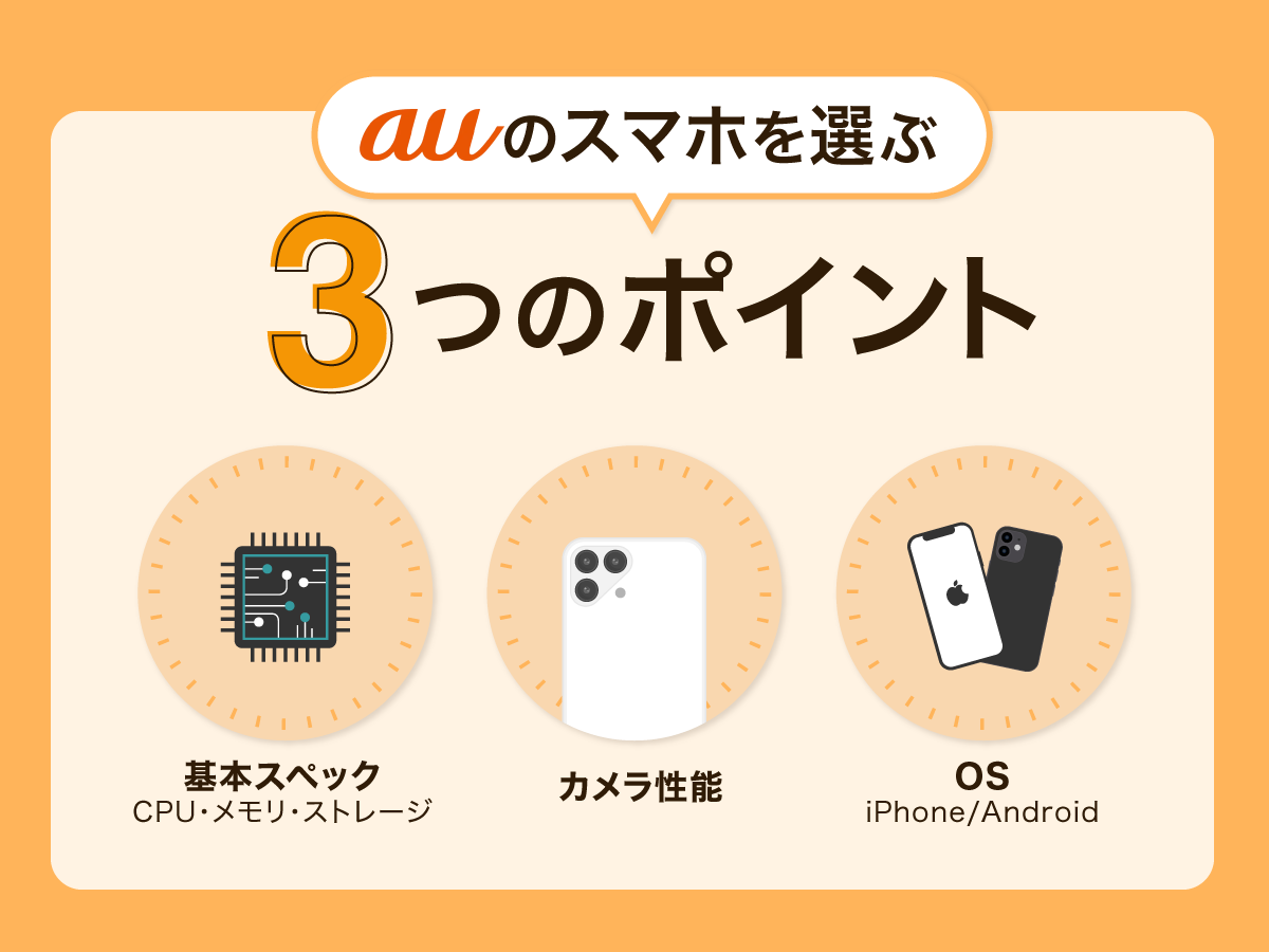 auのスマホおすすめランキング10選！人気iPhone/Android