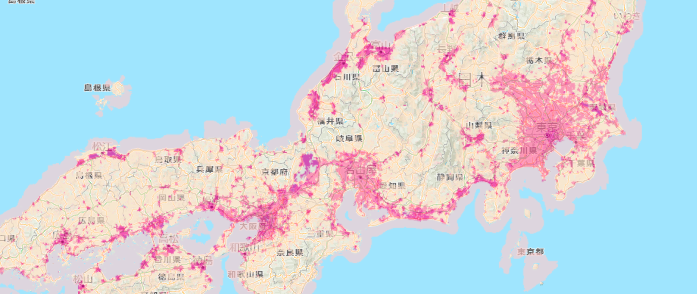 ソフトバンク5Gの利用エリア